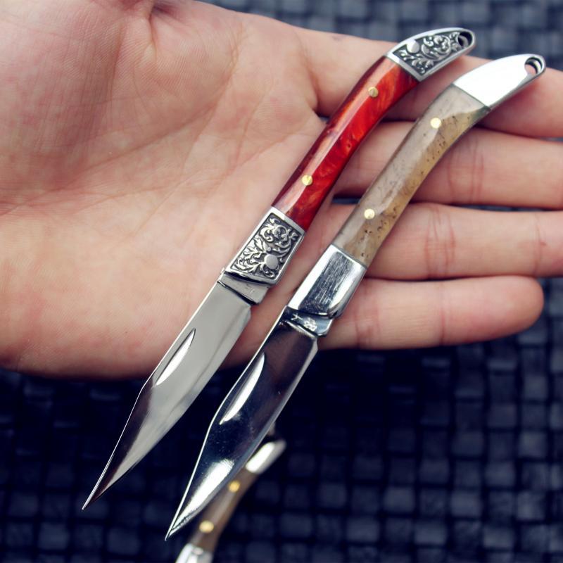 锋利随身精品高硬度折刀折便携叠刀户外防身小刀雕刻刀迷你水果刀