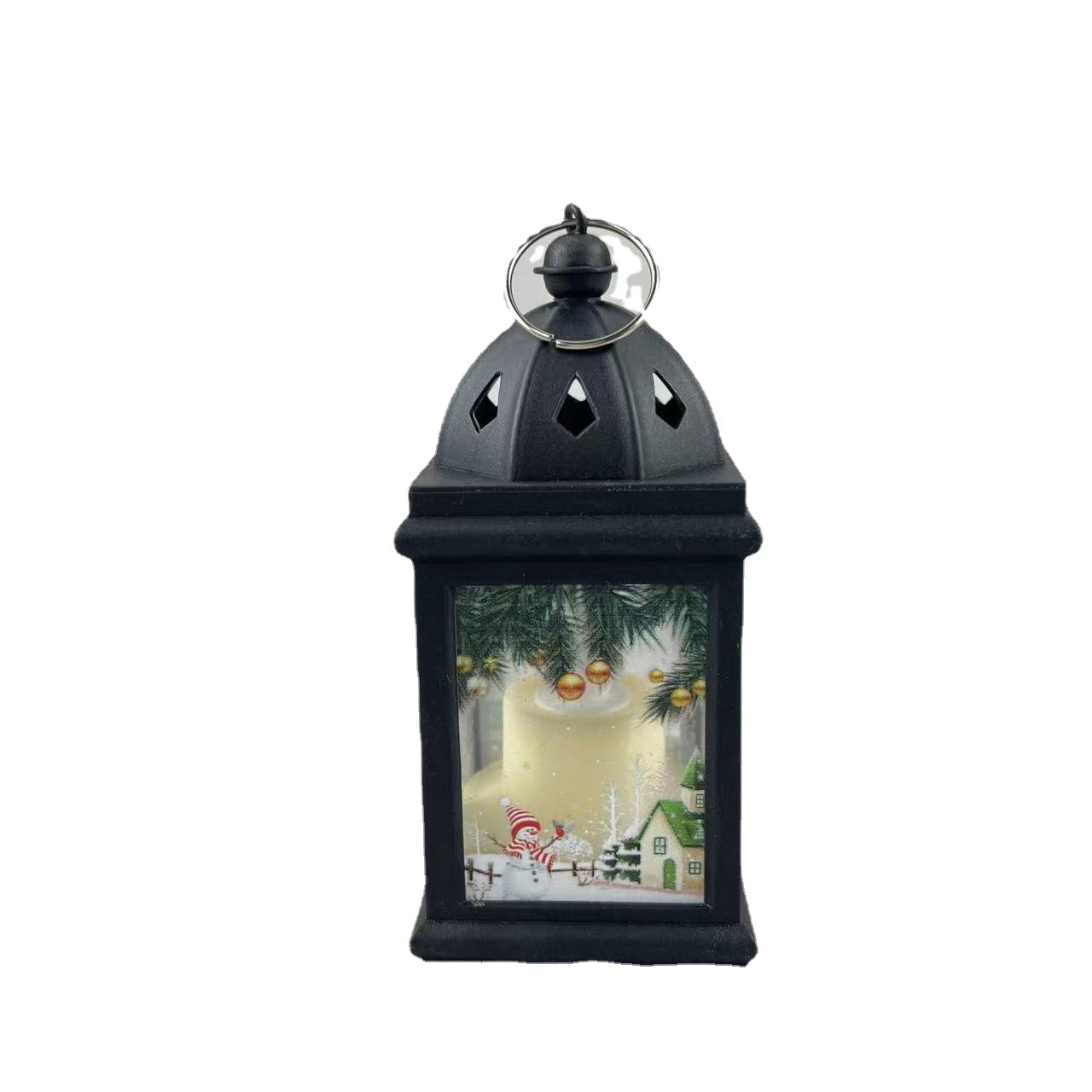 LED Dome Hollow Creative Retro Style Storm Lantern