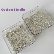 Cotton 【碎银几两】厚银散珠diy手工串珠手链项链饰品配件材料包