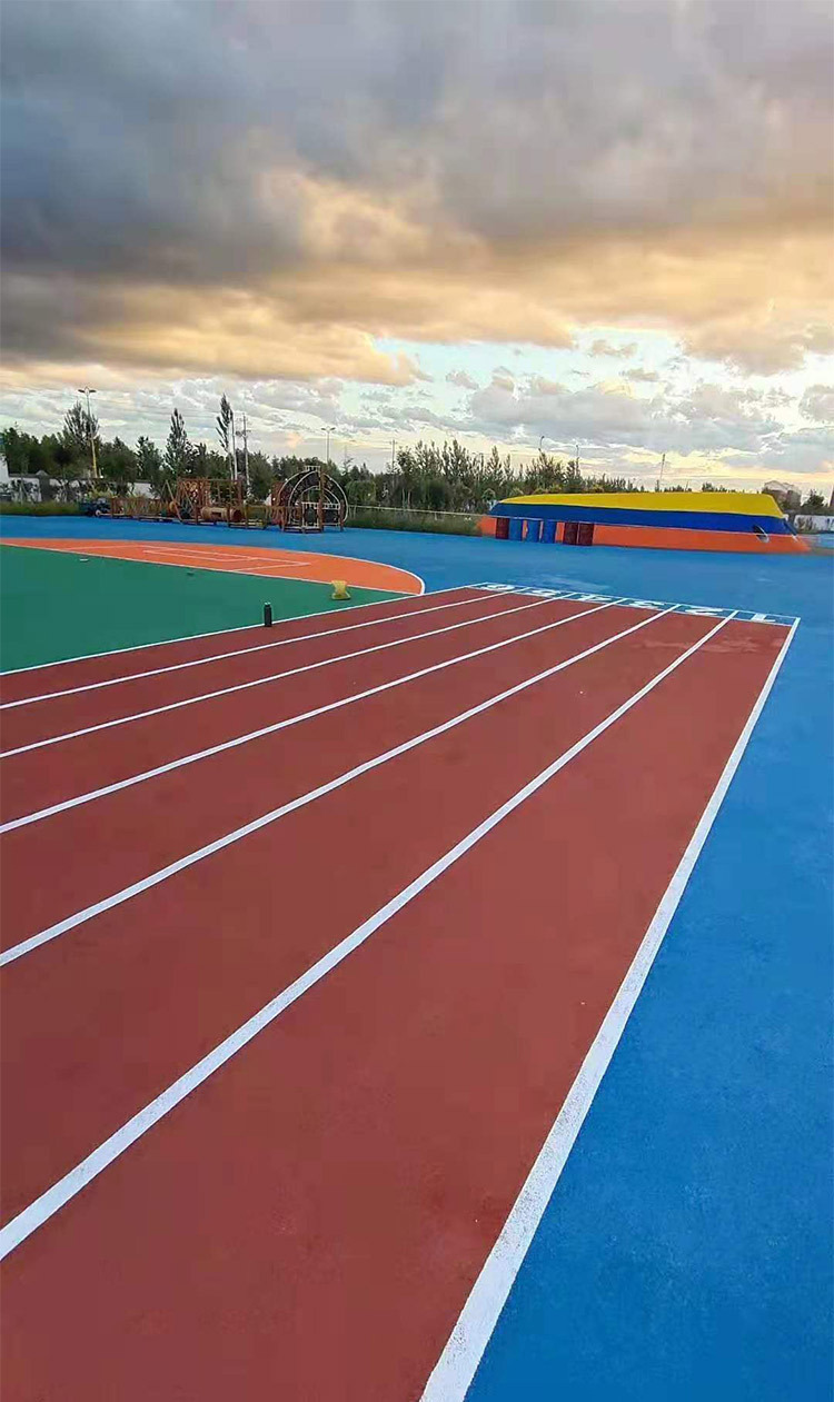 13mm塑胶跑道颗粒epdm材料gb36246-2018彩色透气混合篮球场足球场