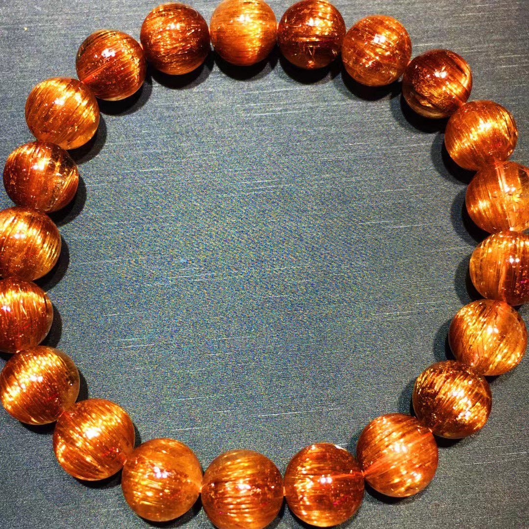 好美精品铜发晶手链满满发丝,猫眼效应强旺财旺事业的法宝招财利