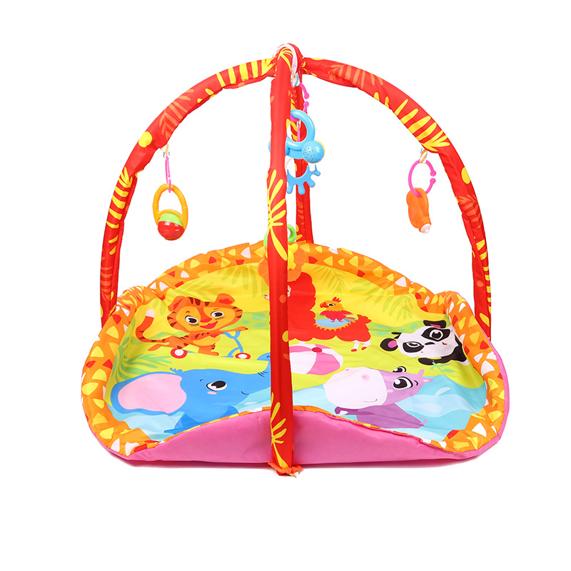 Baby Multi-Functional Gymnastic Rack Exercise Baby Anti-Urine Crawling Game Mat Children's Early Education Educational Toy Rack Mattress