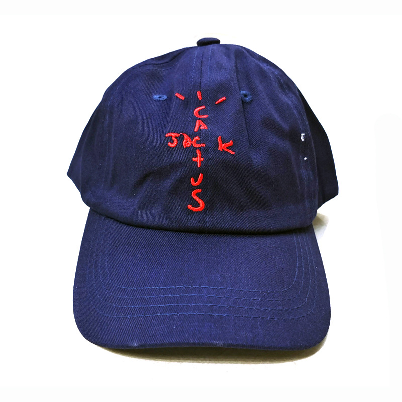 Cross-Border Cactus Cactus Jack Embroidered Baseball Cap Korean Men's and Women's Fashion Peaked Cap Outdoor Sun Hat