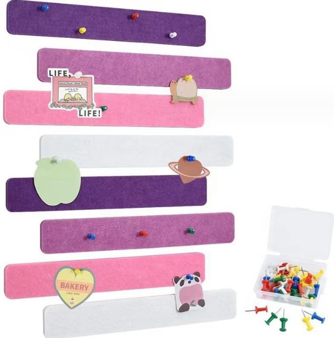 New Amazon Felt Notes Left Display Column Wall Decoration Multicolor Office Paper Note Self-Paste