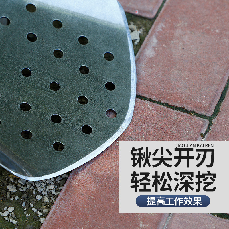 掏粪池工具清下水道神器清淤泥铲子弯头直角铁锹掏地沟污水井专用