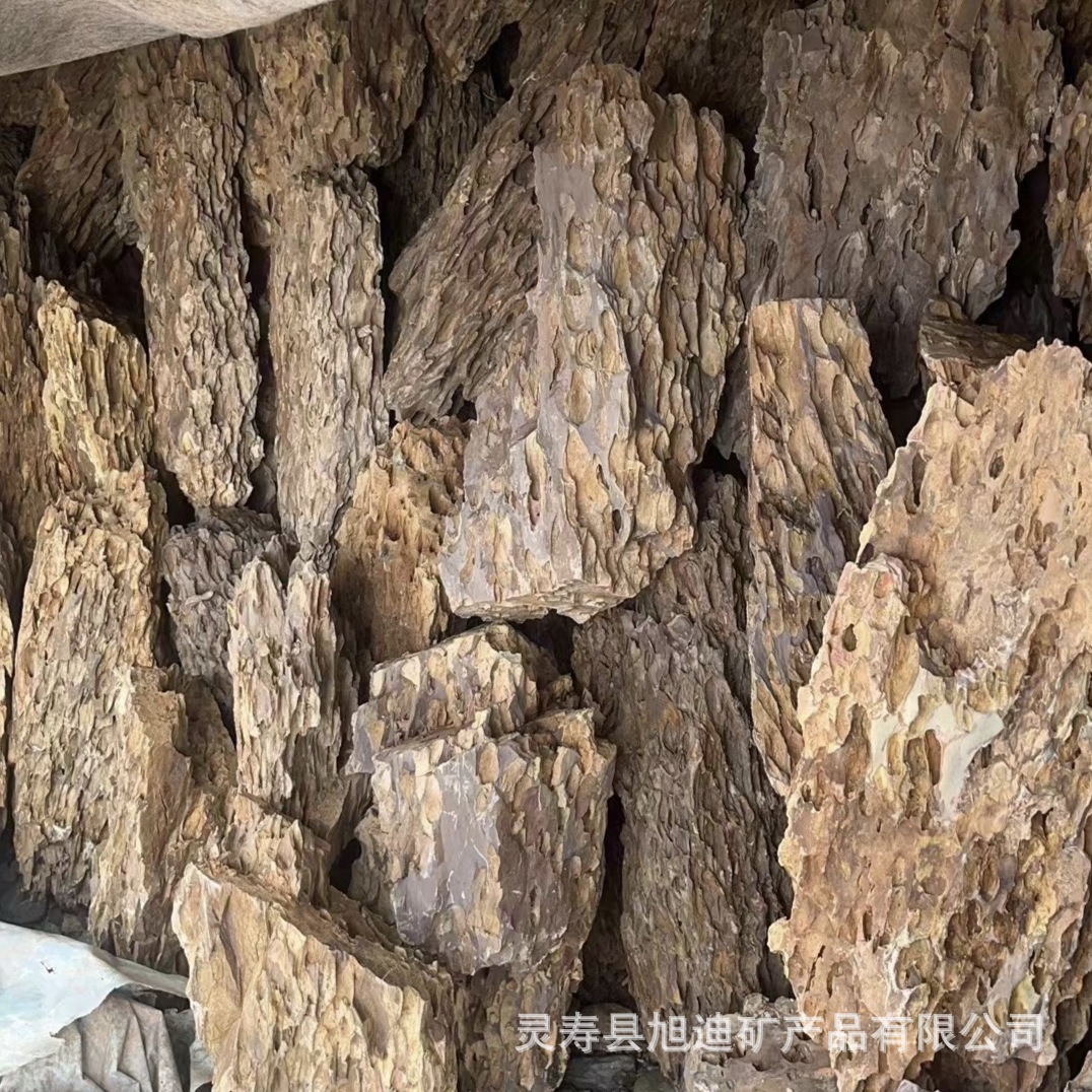 批发松皮石 鱼缸假山造景松皮石水族微景观石多孔水族松皮石-阿里巴巴