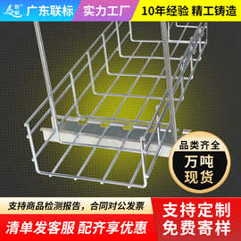 网格桥架数据中心布线50x100开放式镀锌不锈钢网络线槽弱电桥桥架