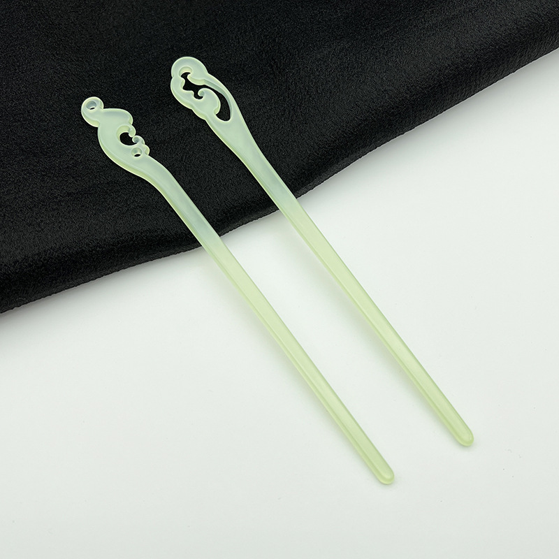 山河令温客行同款古风发簪周子舒祥云汉服簪子简约现代丸子头发饰