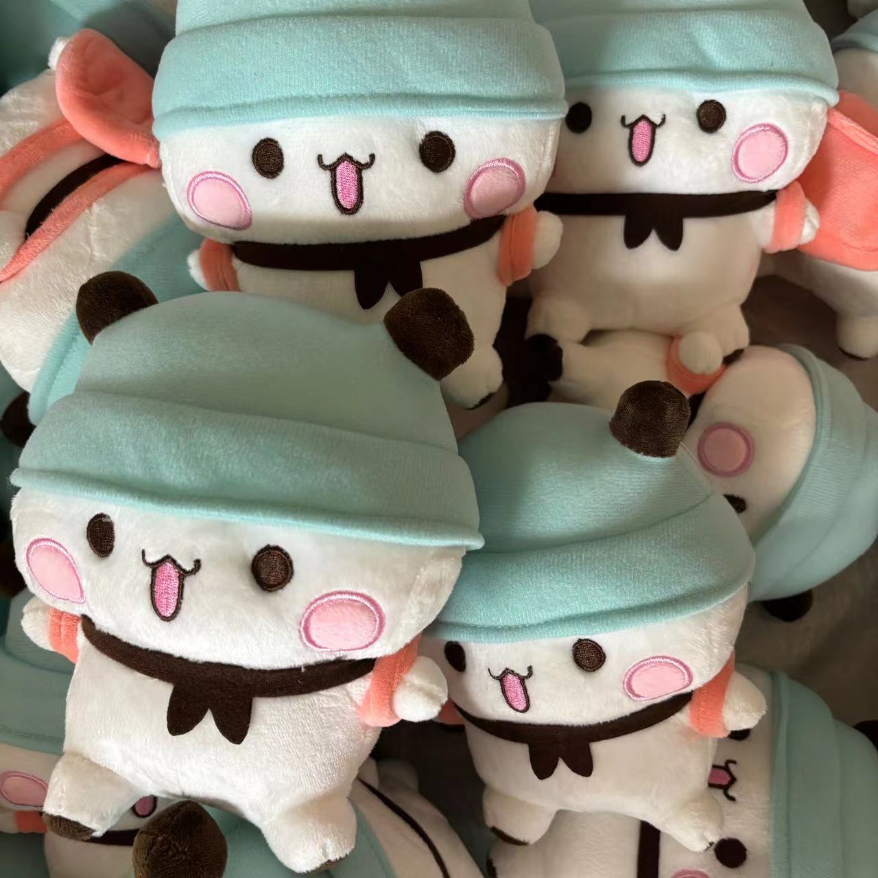 跨境新品一二玩偶表情包布布公仔动漫周边卡通毛绒玩具软萌玩偶批