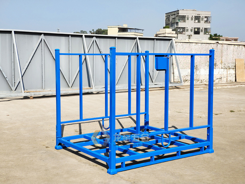 龙至供应工厂布料堆垛货架重型卷料放置架仓库布匹架折叠式堆垛架