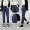 2022 Jeans lady new pattern Autumn Elastic waist Easy Large Diddy leisure time Panties cowboy Haren pants 2022 Jeans lady new pattern Autumn Elastic waist Easy Large Diddy leisure time Panties cowboy Haren pants