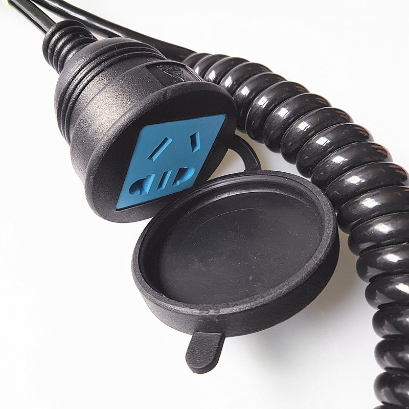 厂家供应 五孔插座 弹簧线插头插座 多用插座