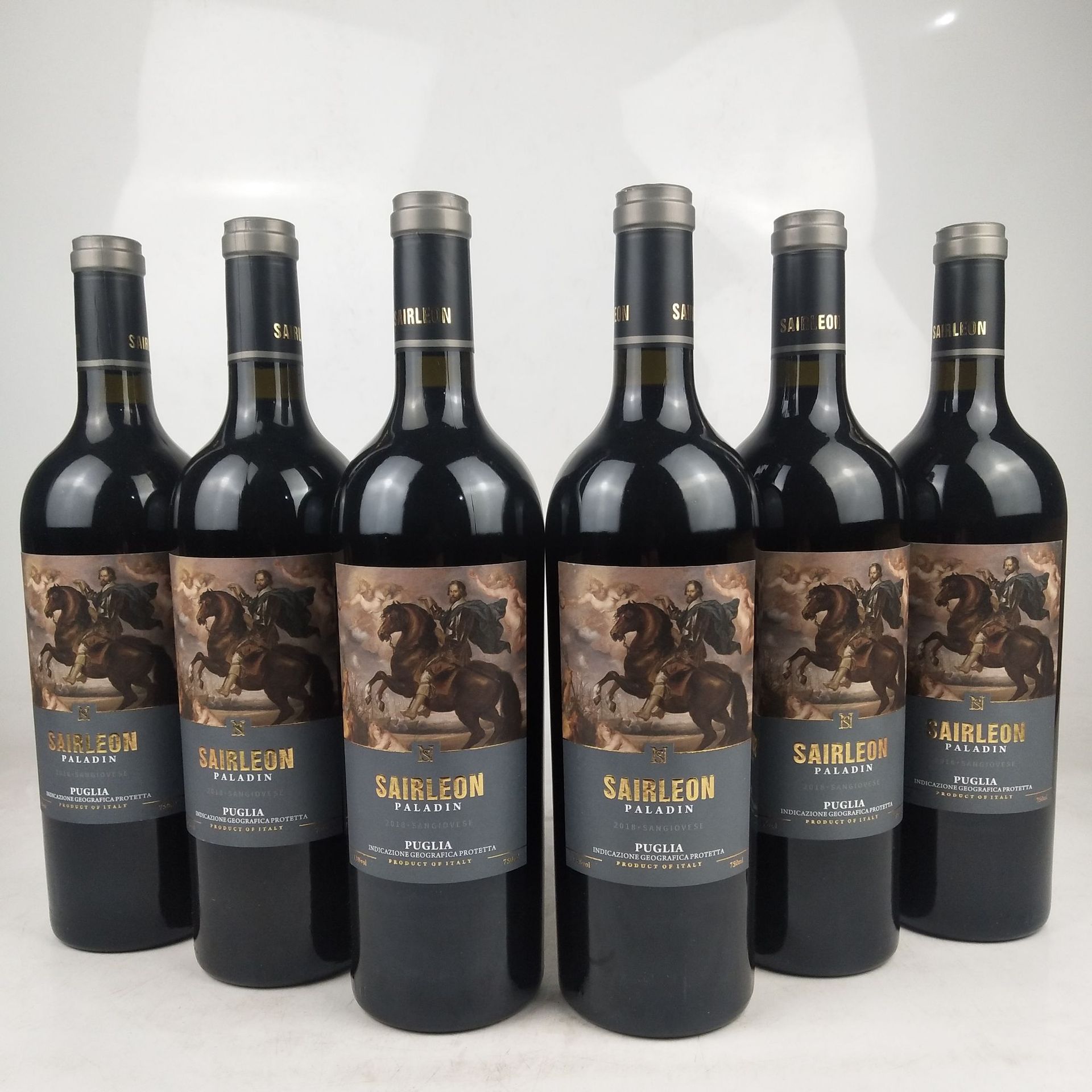 意大利进口红酒塞朗公爵圣骑士干红葡萄酒 13度重型瓶图罗堡酒庄