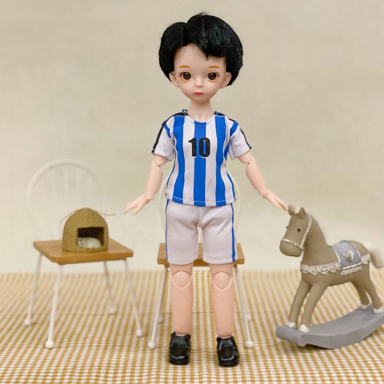 30厘米男娃娃6分bjd胖子体多关节3d真眼男生玩偶过家家女孩玩具