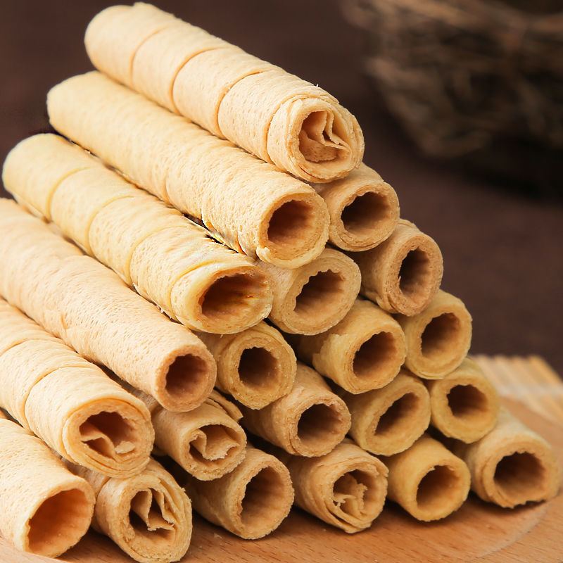 遂雅纯蛋卷整箱童年休闲零食手工鸡蛋卷网红零食小吃批发酥脆饼干