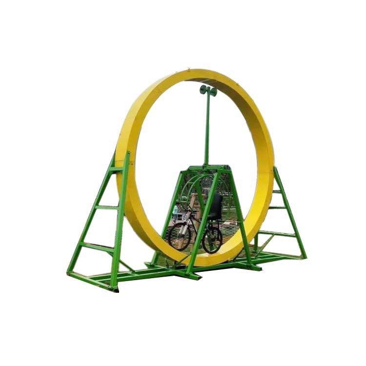 云南丽江网红360度旋转自行车户外大型双人互动360度旋转自行车