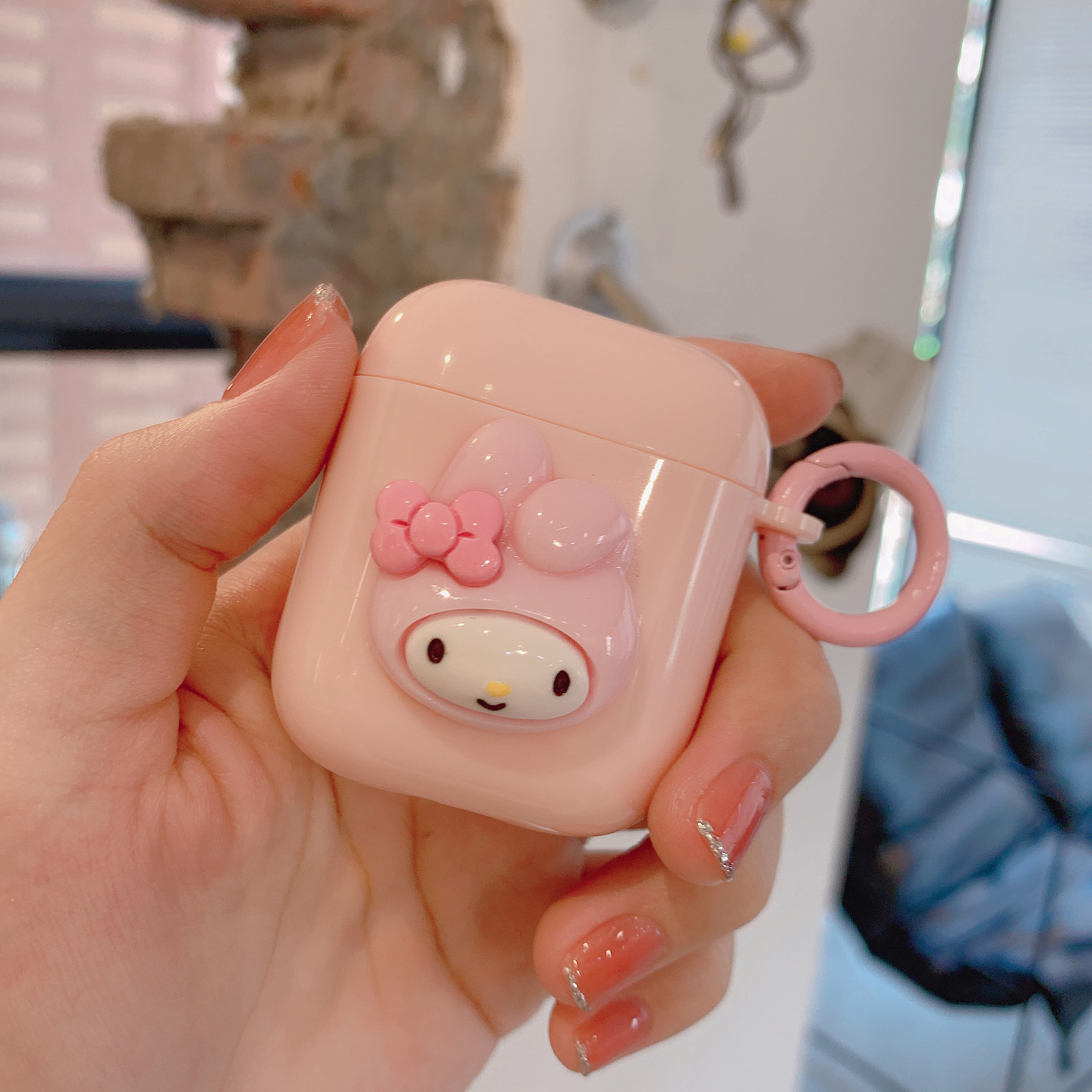 原创diy美乐蒂适用airpods1/2pro保护壳三代蓝牙耳机套时尚软壳