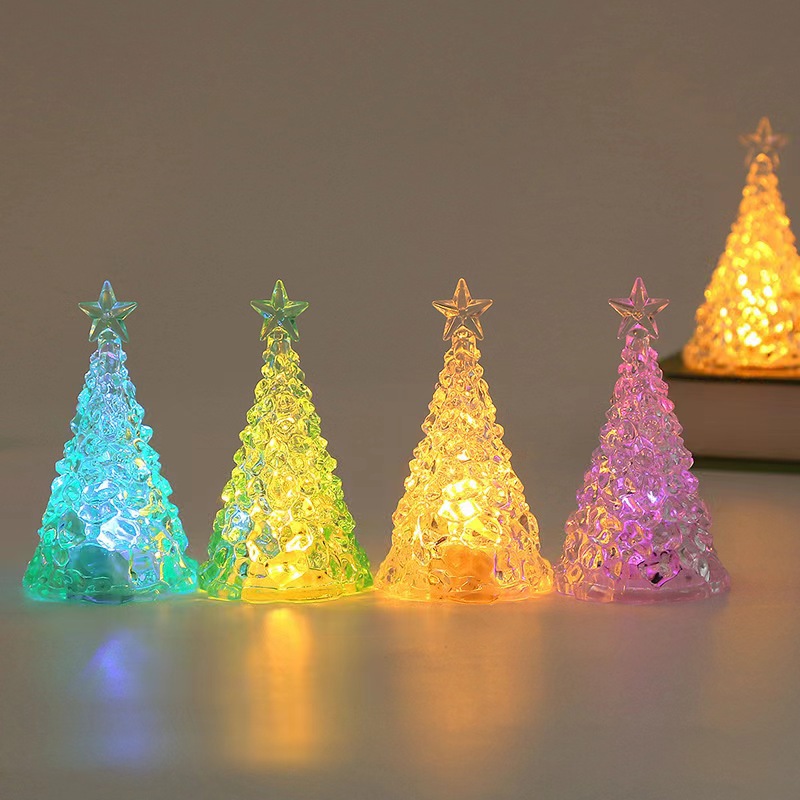 Christmas Led Iceberg Color-Changing Colorful Night Lamp for Christmas Tree Atmosphere Decorative Creative Festival Decoration