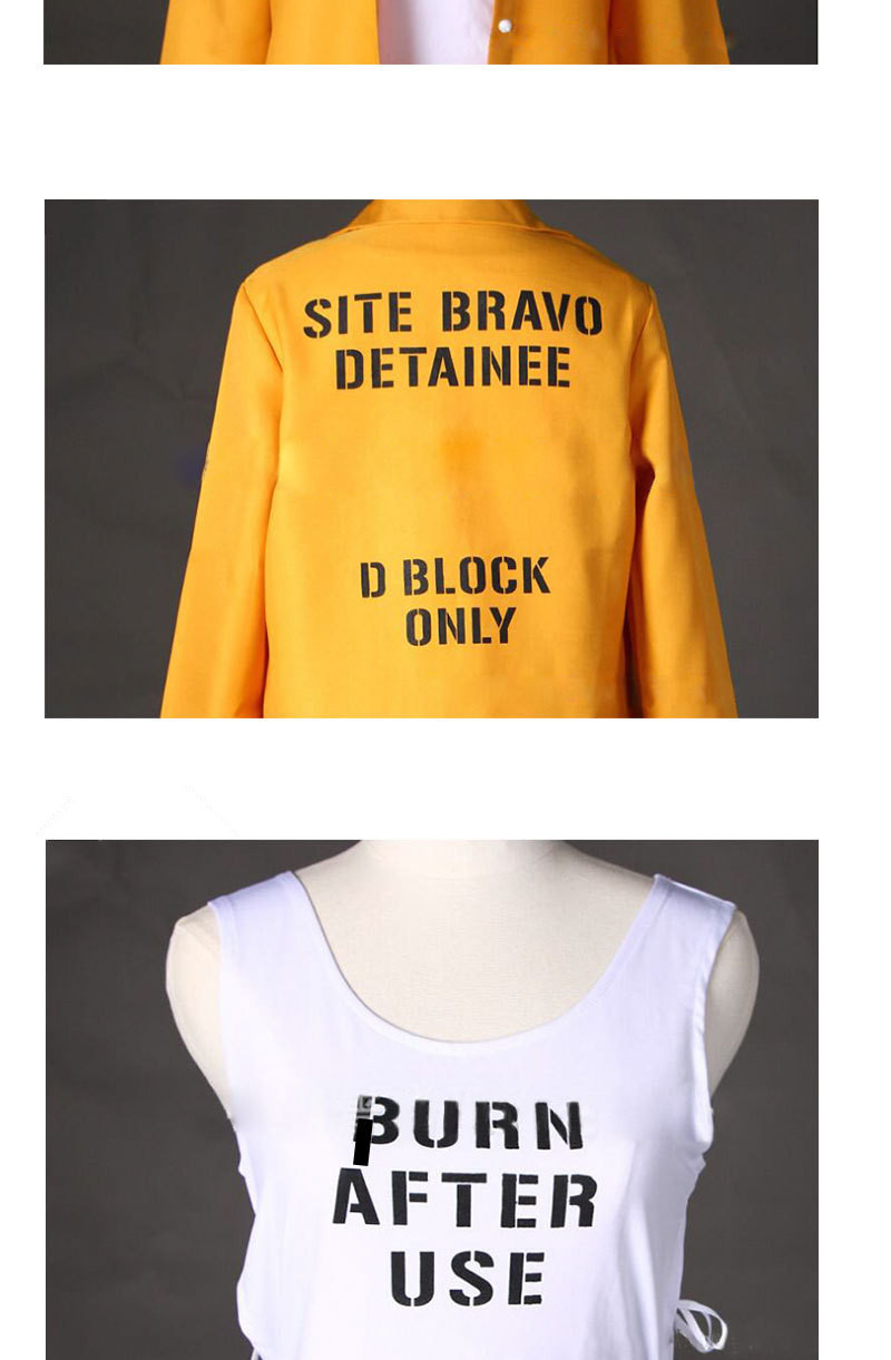 自杀小队小丑女cos服 哈利奎因harley quinn监狱囚服cosplay服