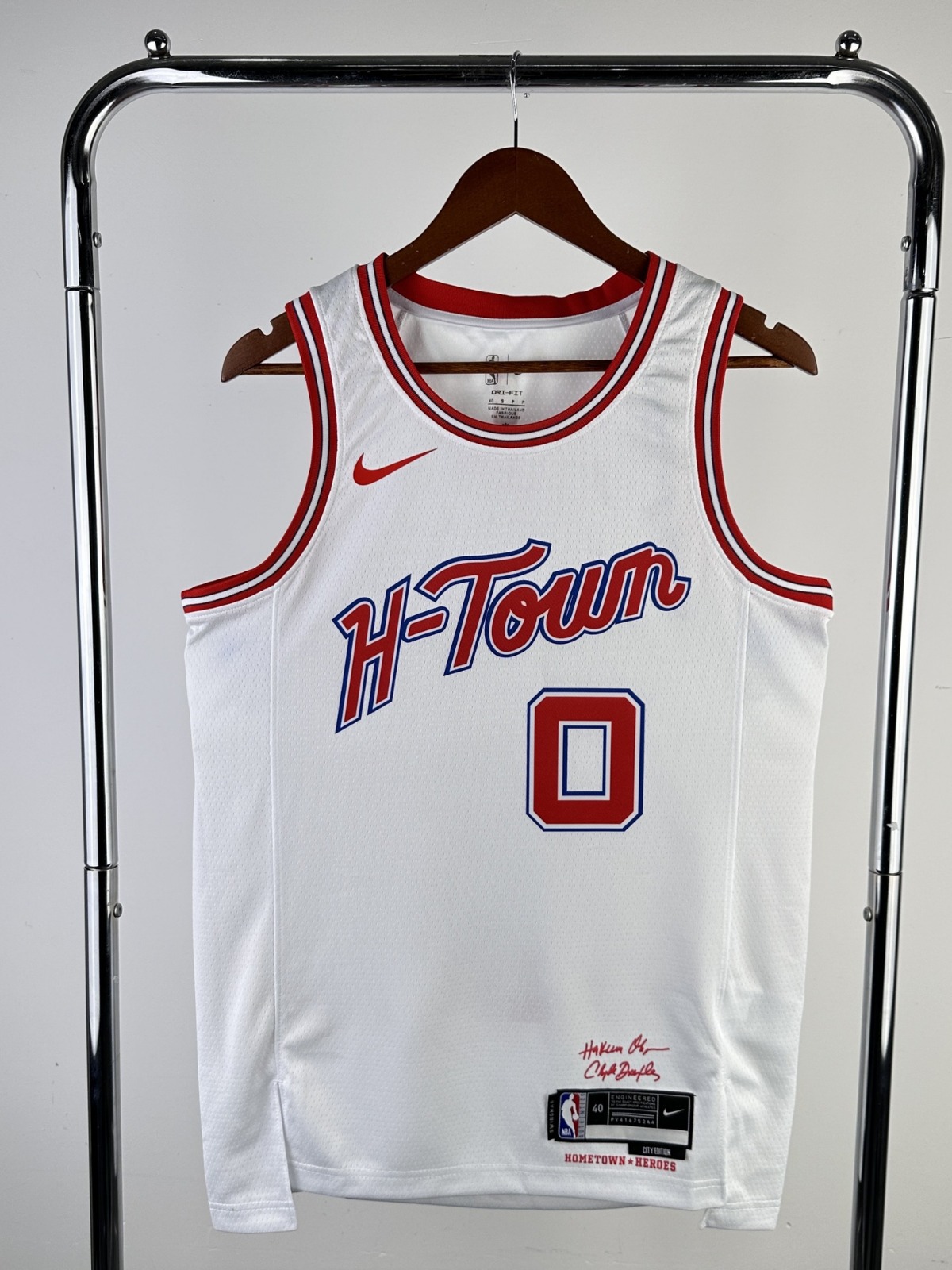 24赛季火箭队城市版13号哈登4号格林0号威少nba球衣