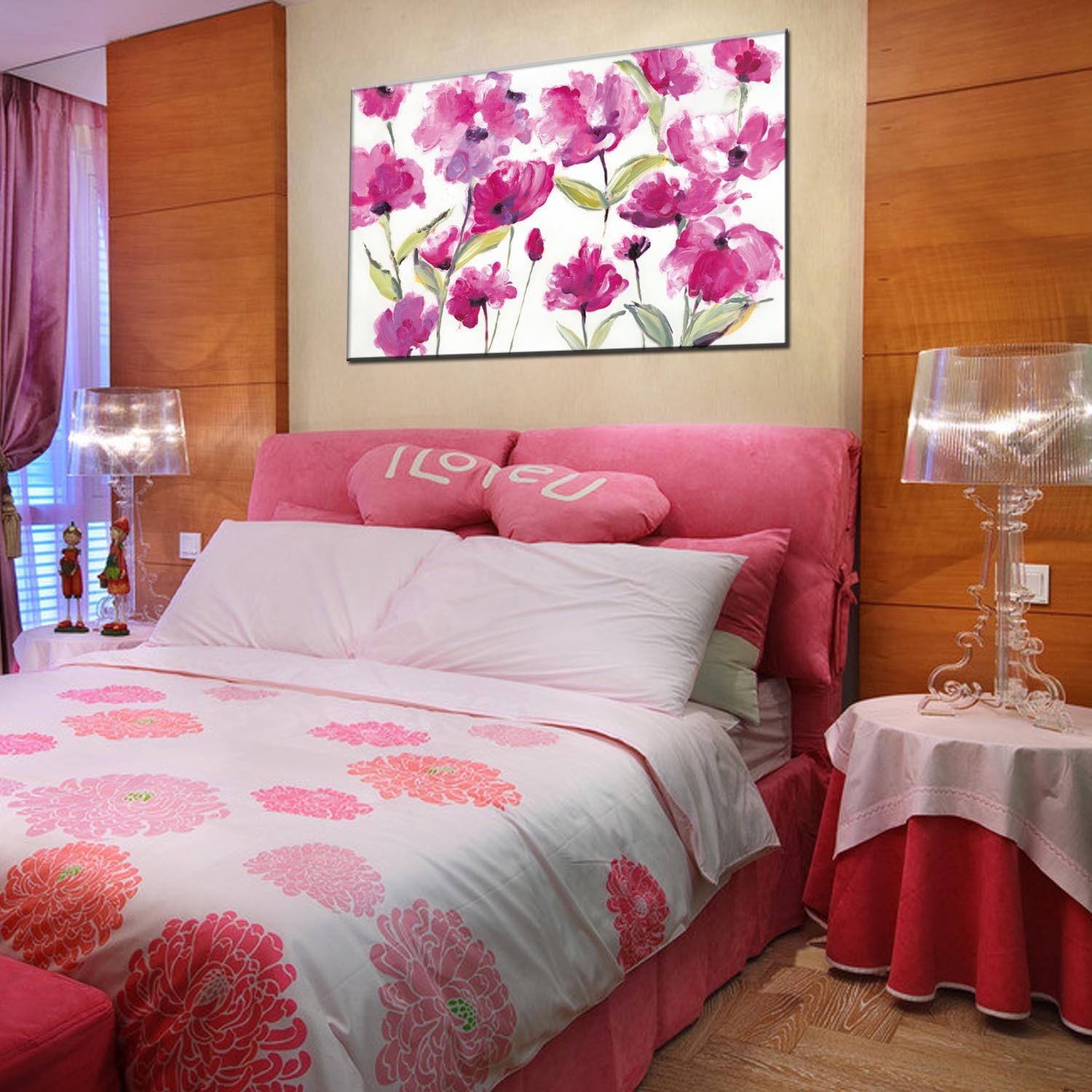 2021新款静物花卉装饰画餐厅卧室挂画公寓宾馆酒店配画