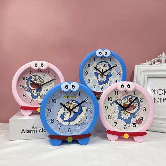 卡通叮当机器猫小闹钟小猫学生专用卡通儿童男孩强力叫醒起床神器