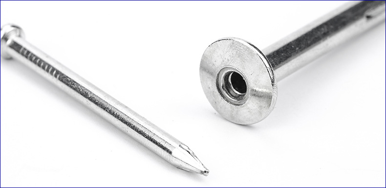 镀白锌美式击芯膨胀钉壁虎钉水泥墙门窗快速打入式膨胀螺丝螺钉m6