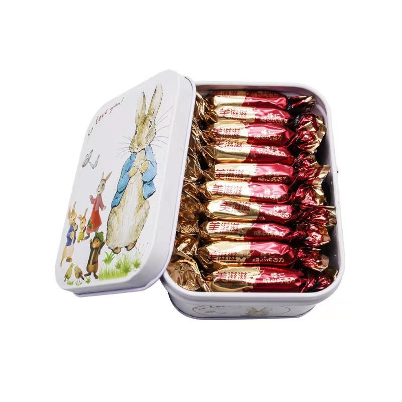 金帝美滋滋榛仁脆心巧克力萌兔小礼盒生日礼物送女友休闲零食