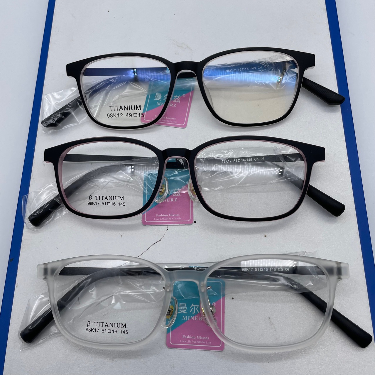 橡皮钛橡皮架莱肯小号橡皮钛木九十近视眼镜框眼镜架