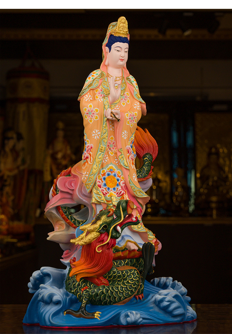 菩萨是否进口否规格无规格尺寸骑龙观音是否专利货源否工艺其他加工