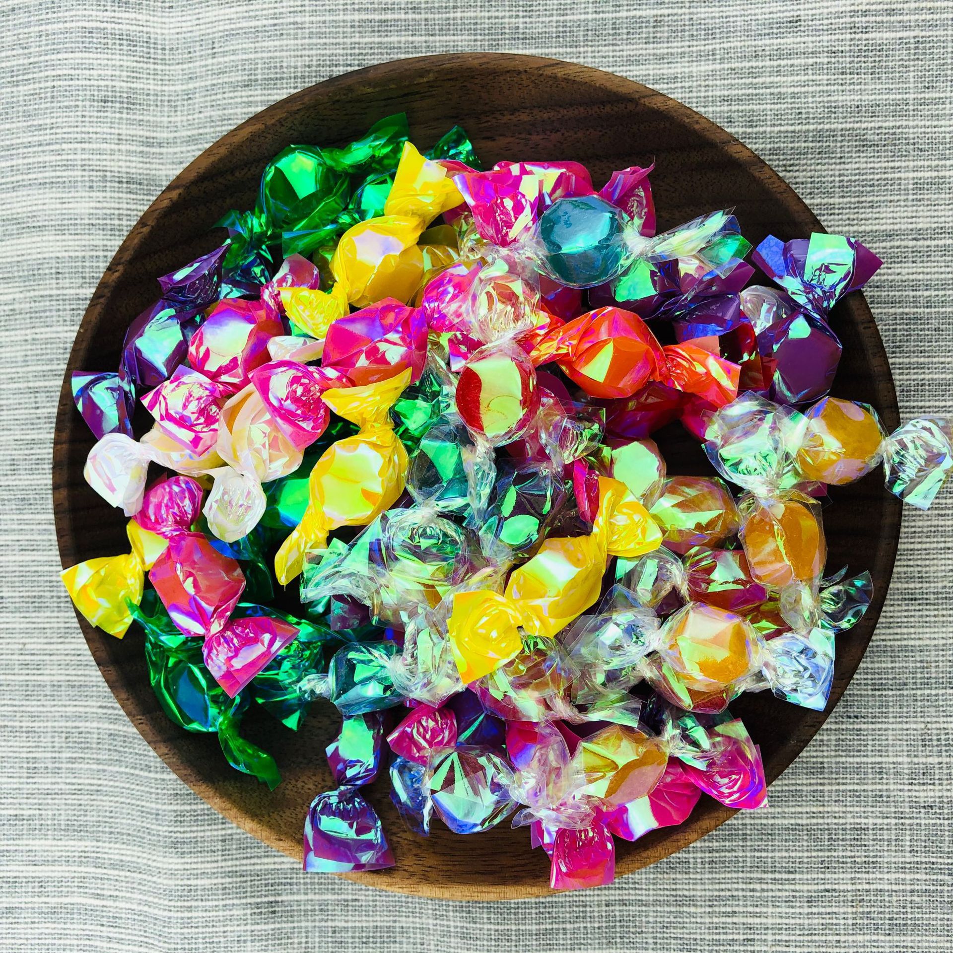 披萨橡皮糖双层透明糖果2.5公斤整包批发果干蜜饯