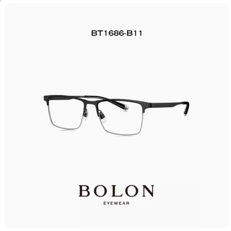 bolon暴龙眼镜近视镜架β钛方形女光学镜框男可配bt1686-阿里巴巴