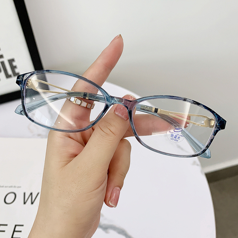 presbyopic glasses new anti-blue light women‘s fashionable fashionable middle-aged and elderly presbyopic glasses online red fashionable presbyopic glasses