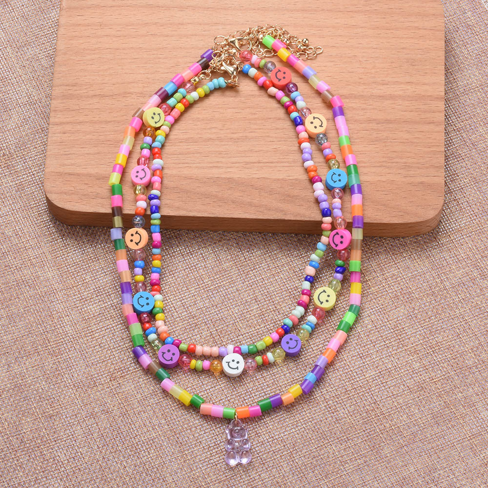 珍珠小米珠项链图片