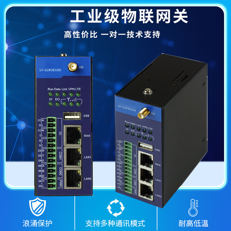 春景物联网云网关数据汇总模块DTU无线收发器PLC云平台远程监控