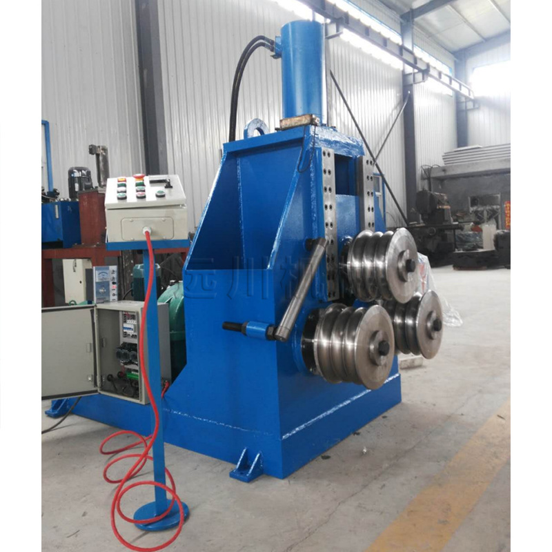 扁钢卷圆机 金属型材弯弧弯曲设备 液压三轴扁铁角钢槽钢卷法兰机