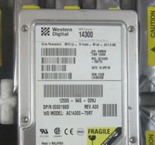 WD/西数 AC14300-75RT 14300 4.3GB 39针 IDE 并口 小容量硬盘