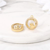 Manufactor wholesale Partially Prepared Products Jewelry parts Material Science Metal Opal circular Pendant diy Necklace, bracelet, pendant Manufactor wholesale Partially Prepared Products Jewelry parts Material Science Metal Opal circular Pendant diy Necklace, bracelet, pendant