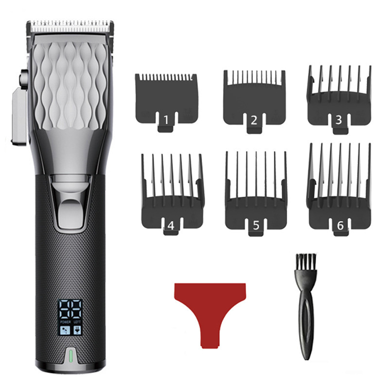 Cross-Border Wholesale Mute Oil Head Electric Clipper for Hair Salon Household Self-Service Electric Electrical Hair Cutter Rechargeable Hair Clipper