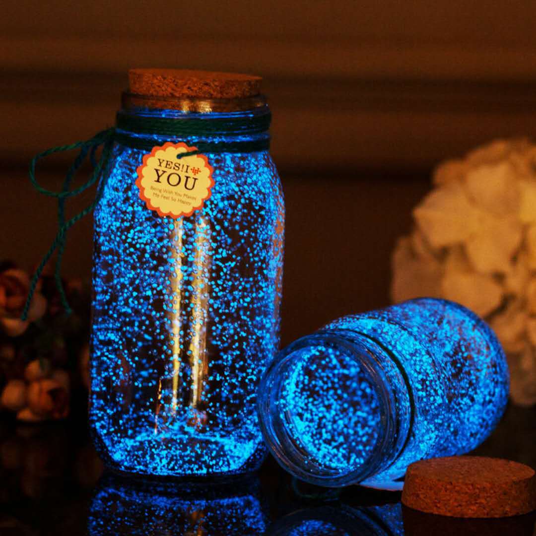 许愿瓶夜光许愿瓶玻璃瓶生日礼物星星瓶荧光星空瓶许愿瓶星云瓶