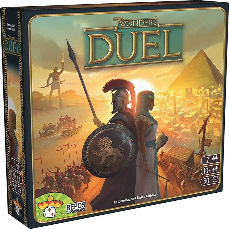 Seven Wonders Duel Duel English Version 7 Wonders 2-7 People Party Board Games Cards Strategy and Reasoning