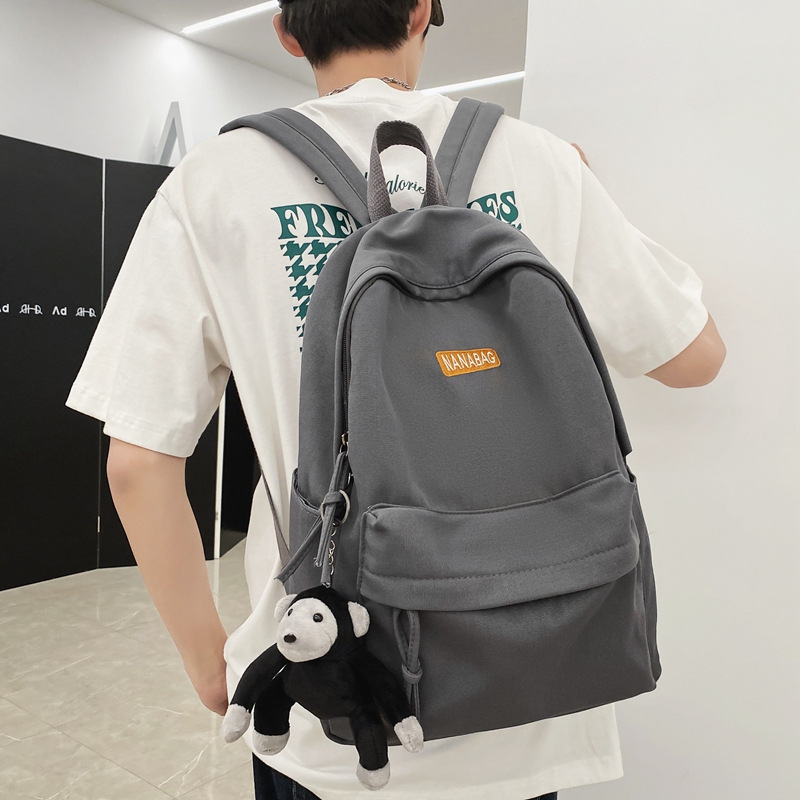 Backpack Men's 2023 New Fashion Junior's Schoolbag High School Schoolboy Backpack Cross-Border Wholesale