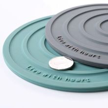 硅胶耐高温砂锅隔垫加厚锅垫厨房小工具防烫碗盘垫子硅胶餐垫圆形