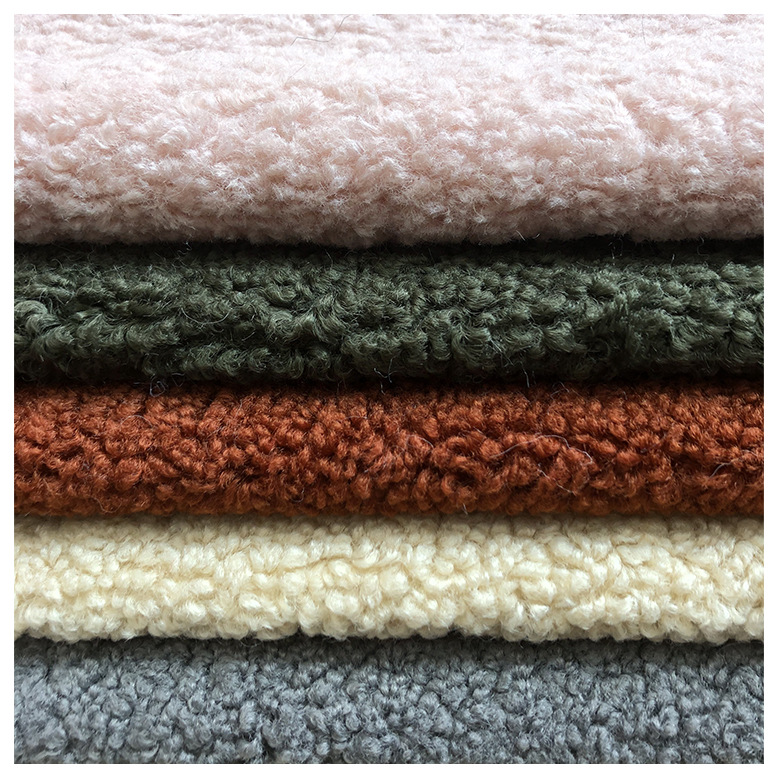 现货仿羊绒900g 羊圈绒 土耳其卷曲 新澳毛 皮毛一体可复合麂皮-阿里