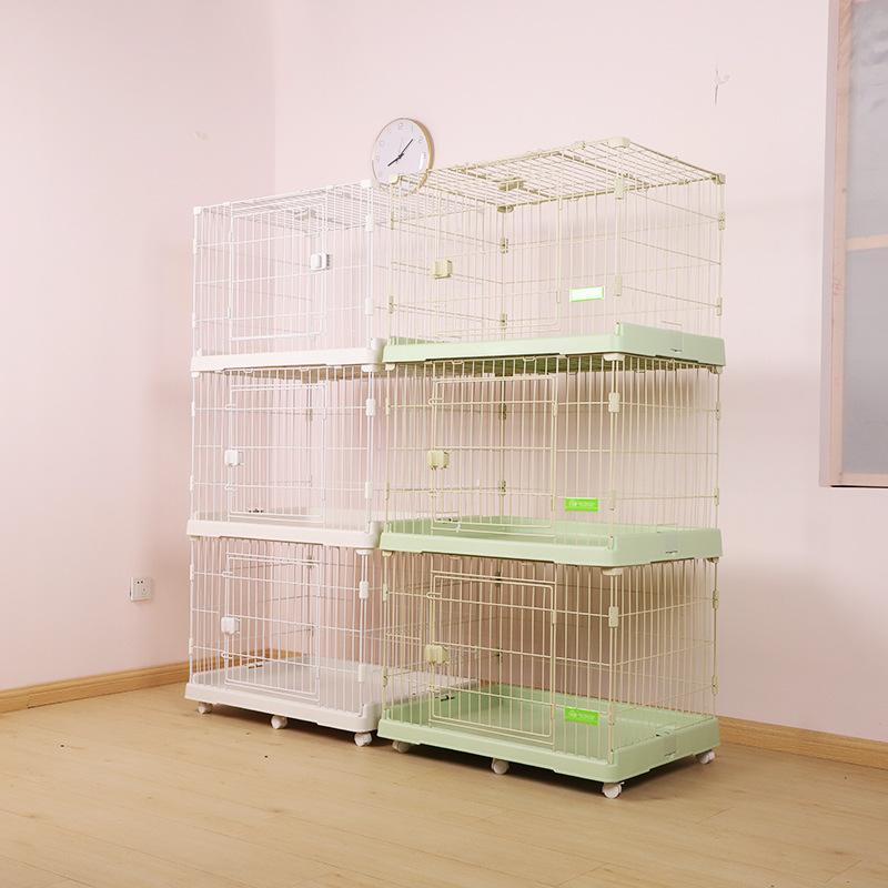 新款创逸dg系列猫笼子兔笼狗笼养殖家用小中大型宠物笼方便清理