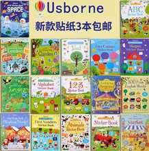 Usborne sticker book 英文贴纸书幼儿园手工儿童场景贴贴画绘本