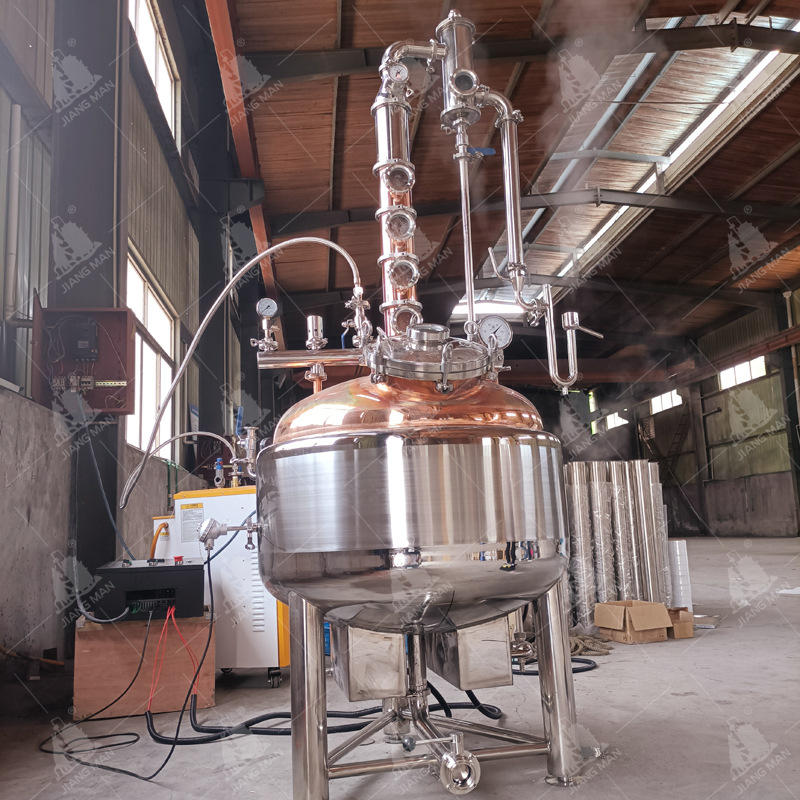 【厂家直供】整套酿酒设备全自动烈酒蒸馏设备紫铜蒸馏设备蒸馏器