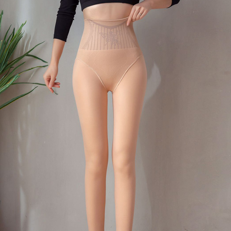 New High Waist Shaping One-Piece Trousers Water Light Pants Superb Fleshcolor Pantynose Anti-Snagging Leggings FARCENT Pantyhose