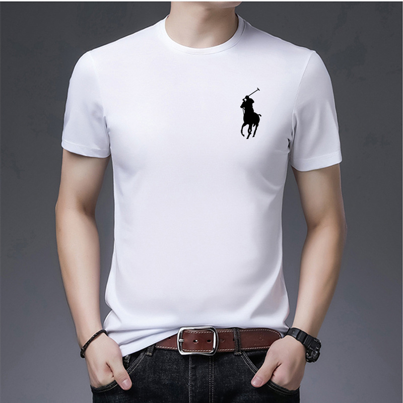 保罗polo衫男士纯棉翻领夏季新款半袖体恤短袖t恤刺绣男装上衣服