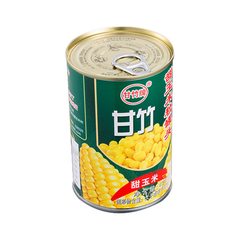 甘竹甜玉米粒罐头425g罐装即食沙拉炒饭蔬菜水果罐头方便休闲零食